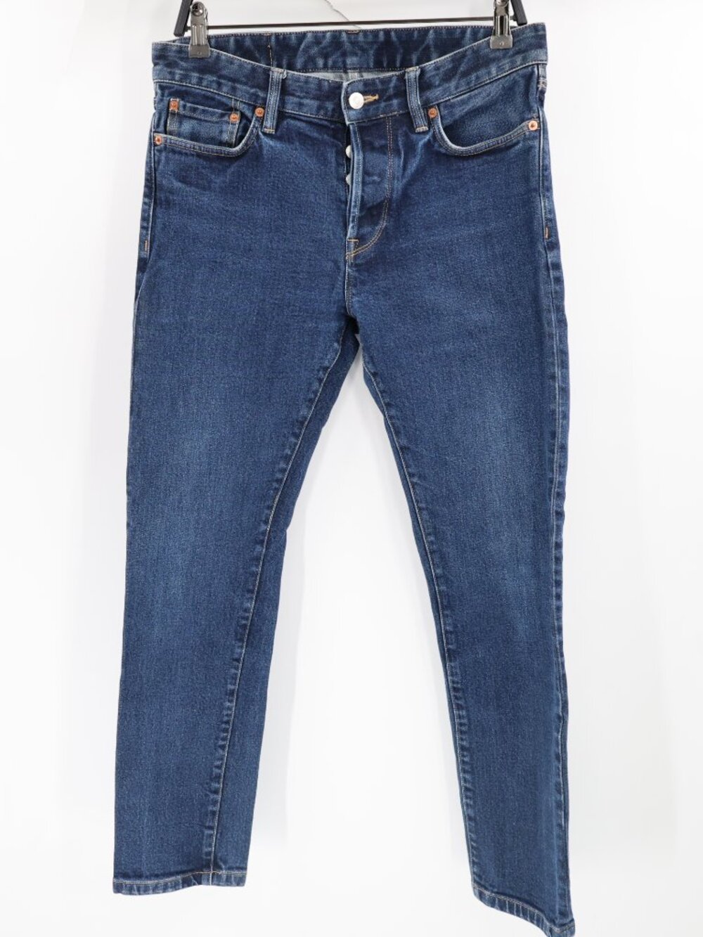 Buck Mason Men's Slim Straight Jeans - Indigo Blue